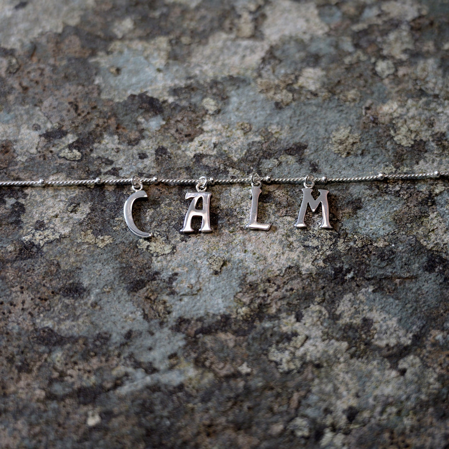 Custom Art Nouveau Letter Necklace
