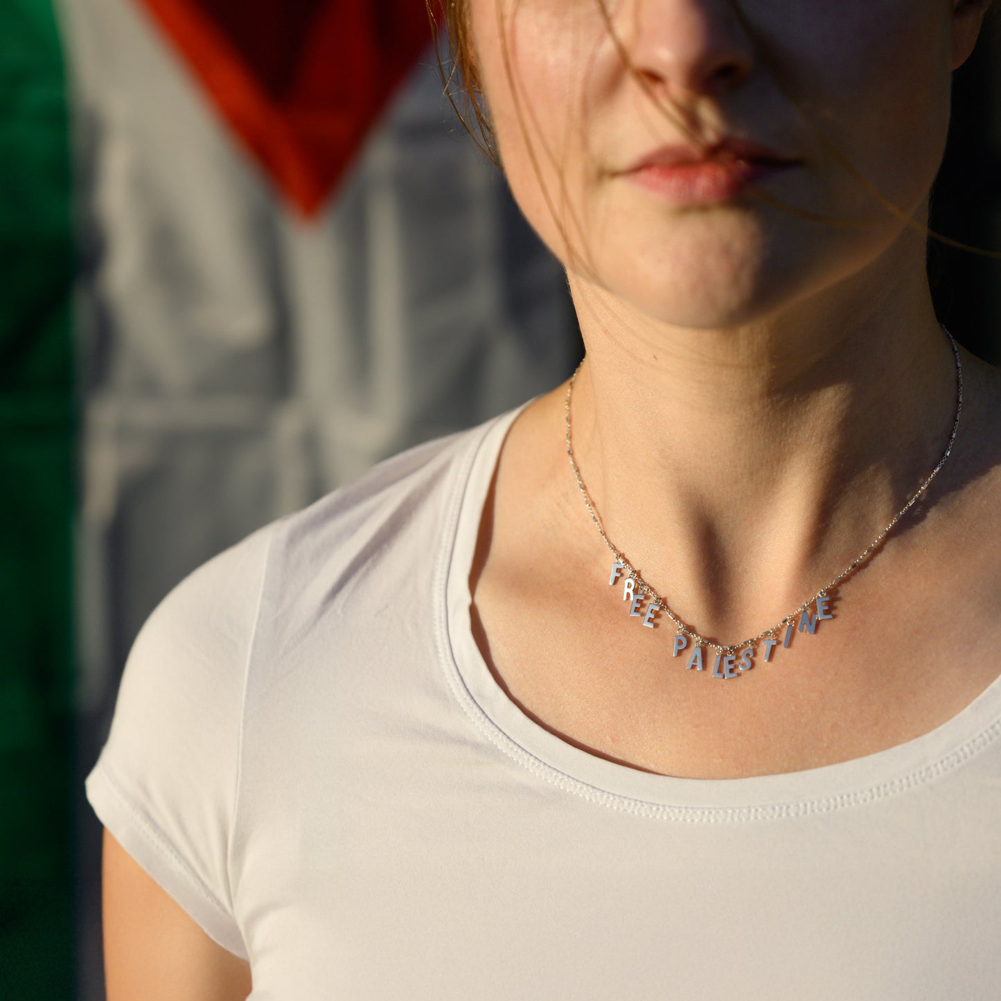 Free Palestine Necklace