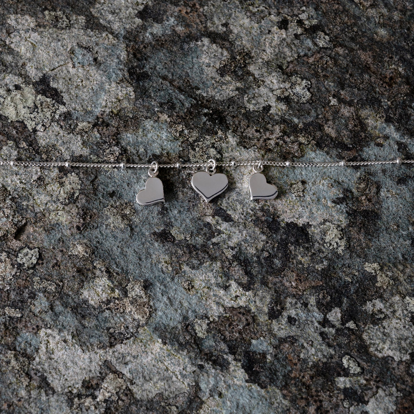 Silver Hearts Necklace