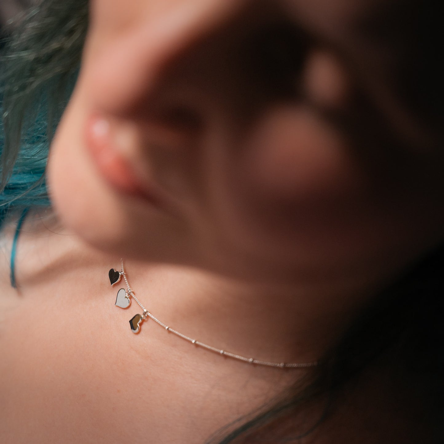 Silver Hearts Necklace
