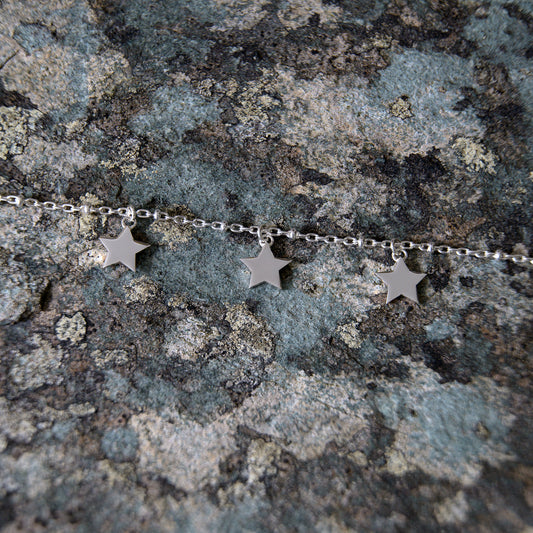 Silver Stars Bracelet