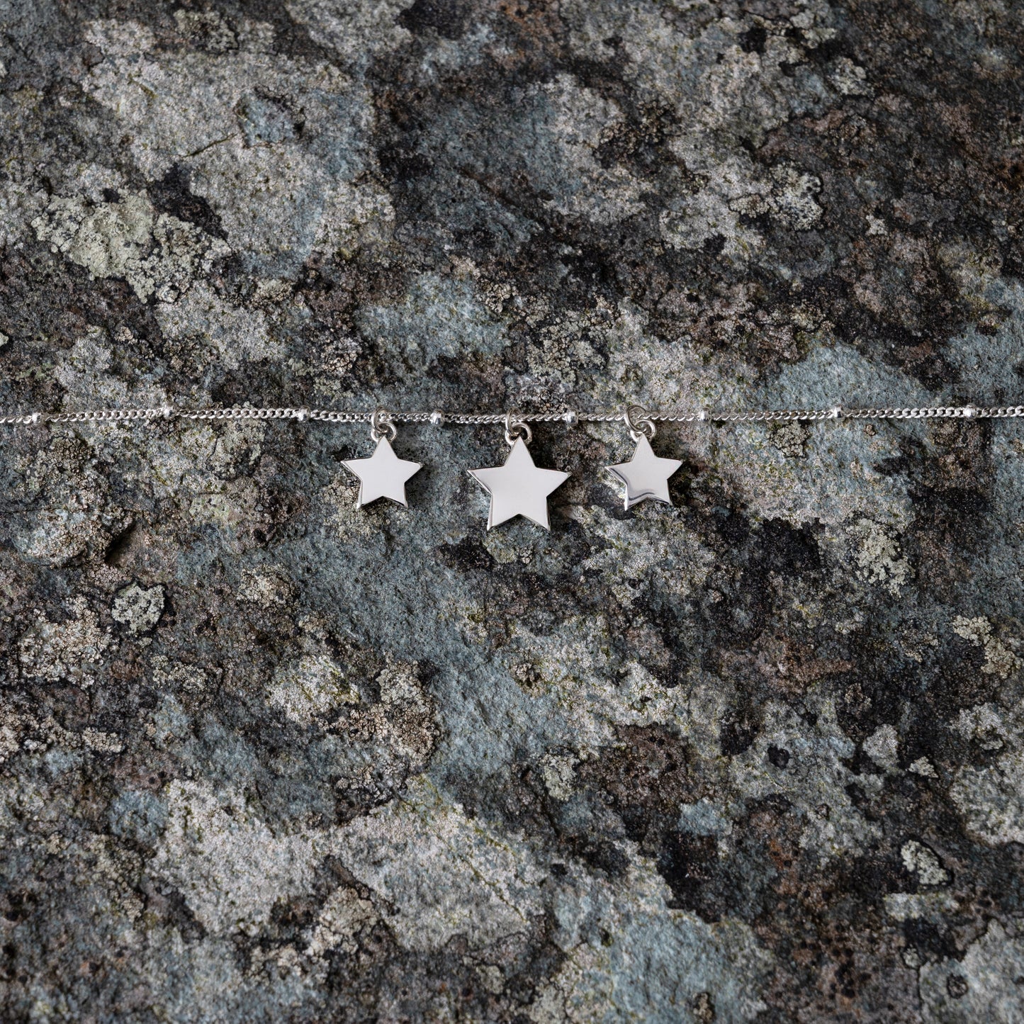 Silver Stars Necklace