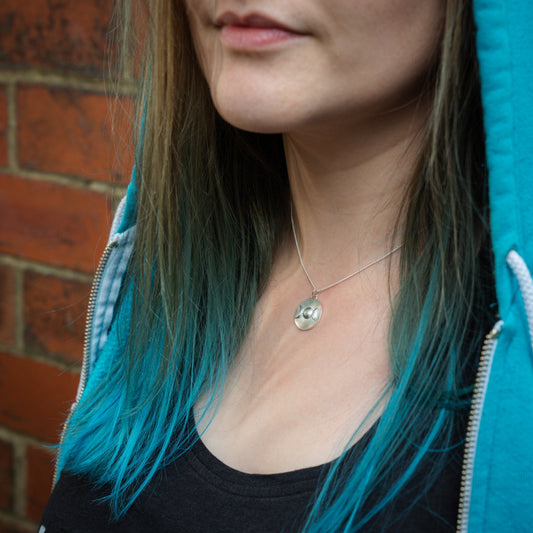 Triple Goddess Coin Necklace