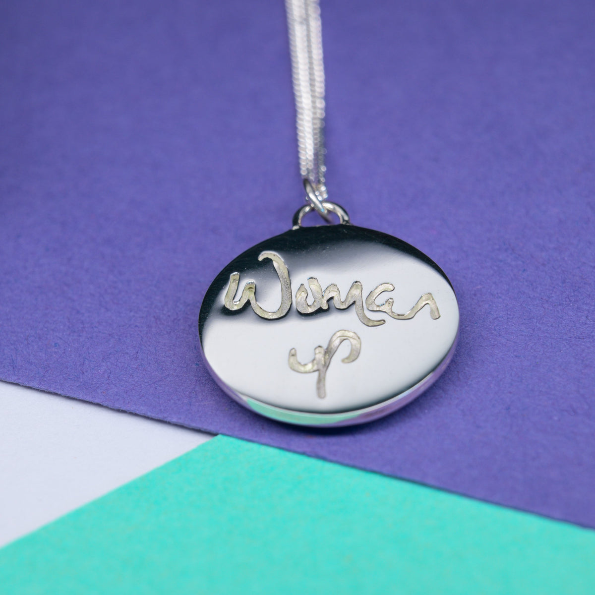 Woman Up Coin Necklace