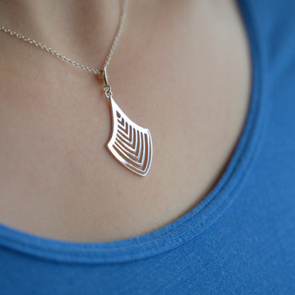 Art Deco Shield Pendant