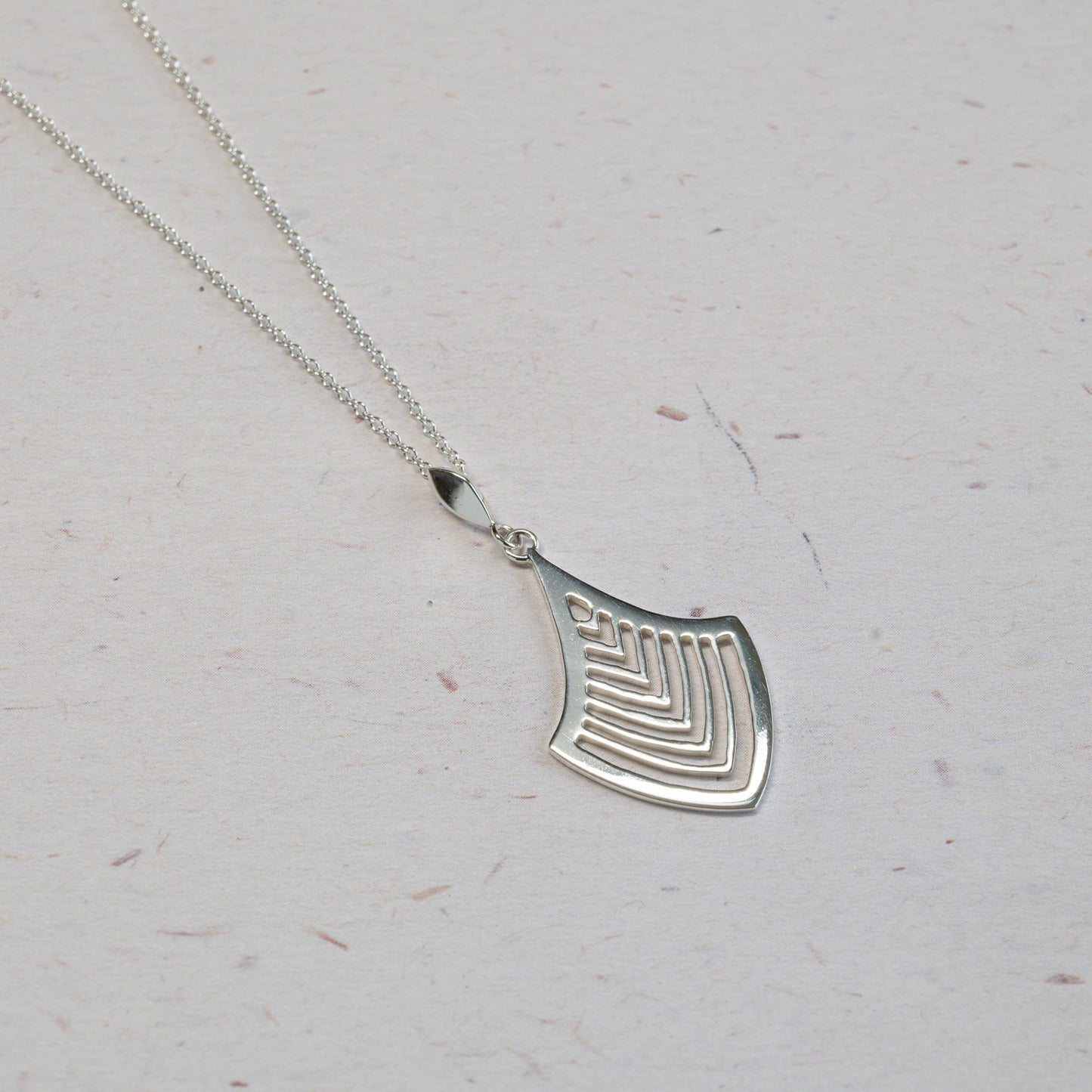 Art Deco Shield Pendant