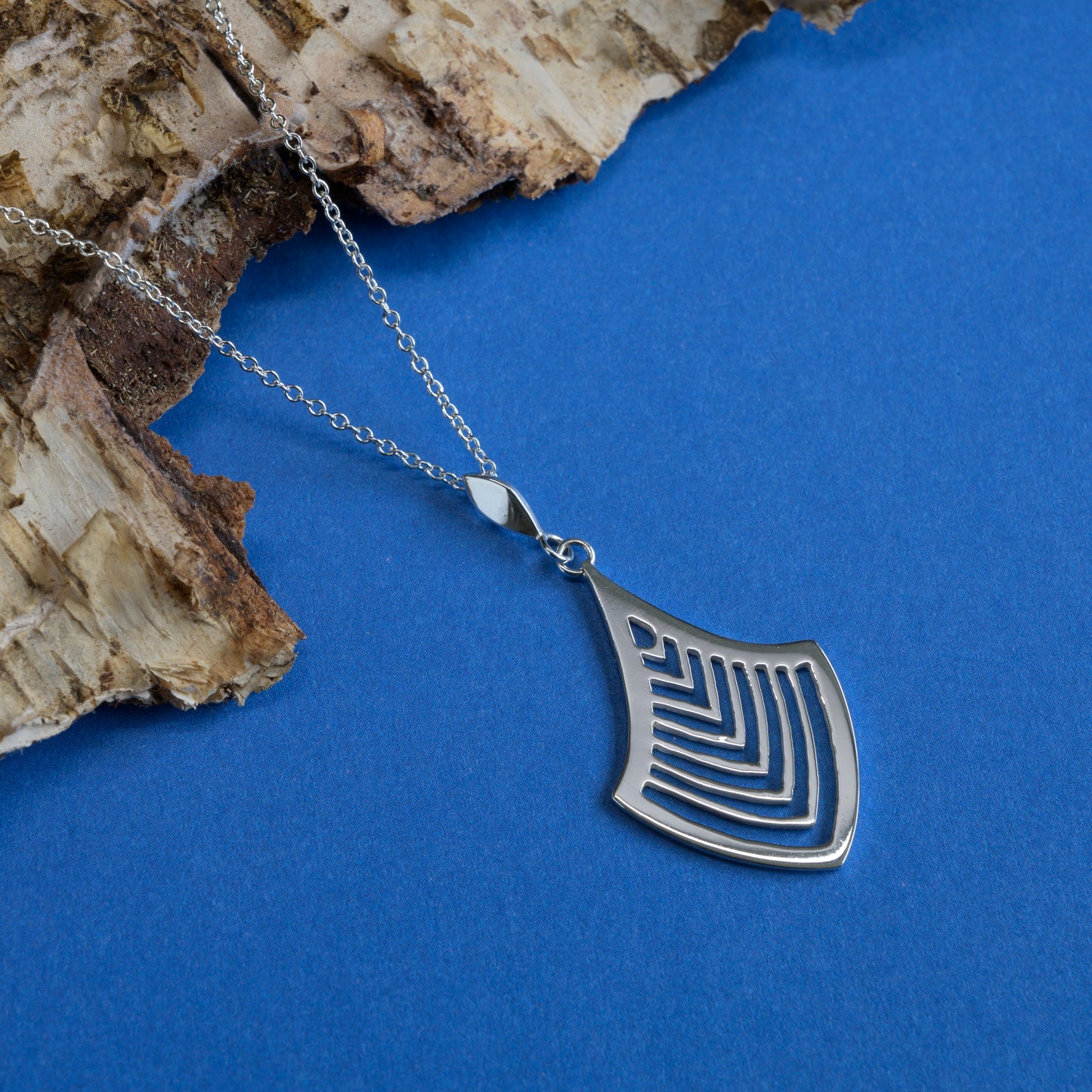 Art Deco Shield Pendant