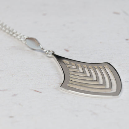 Art Deco Shield Pendant