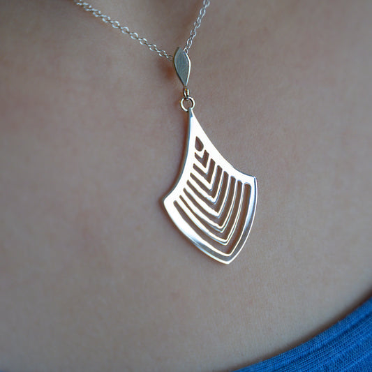 Art Deco Shield Pendant