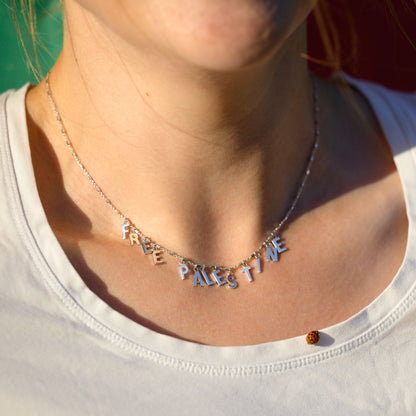 Free Palestine Necklace