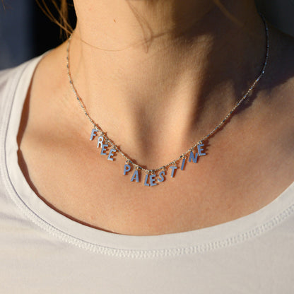 Free Palestine Necklace