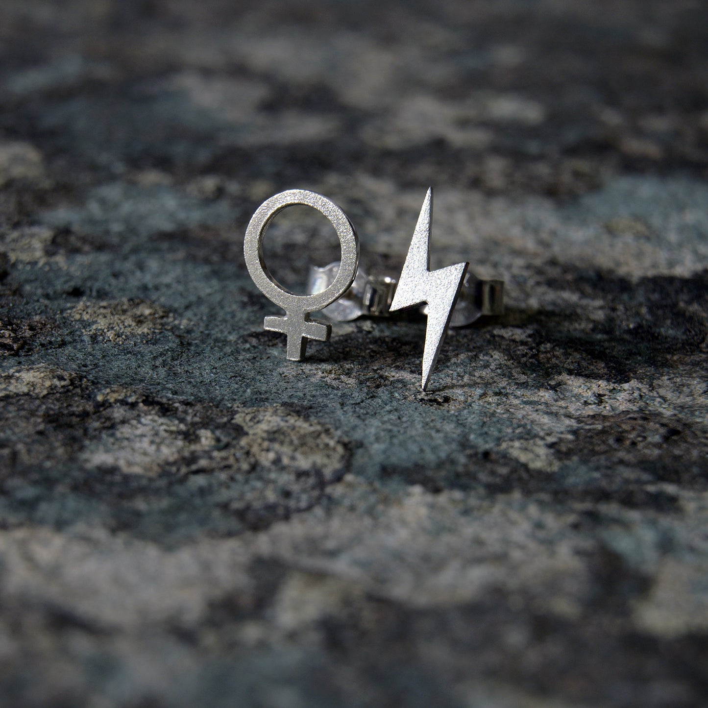 Silver Female Power Studs