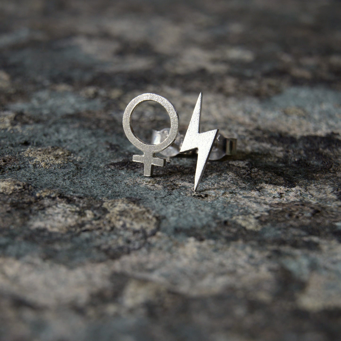Silver Female Power Studs