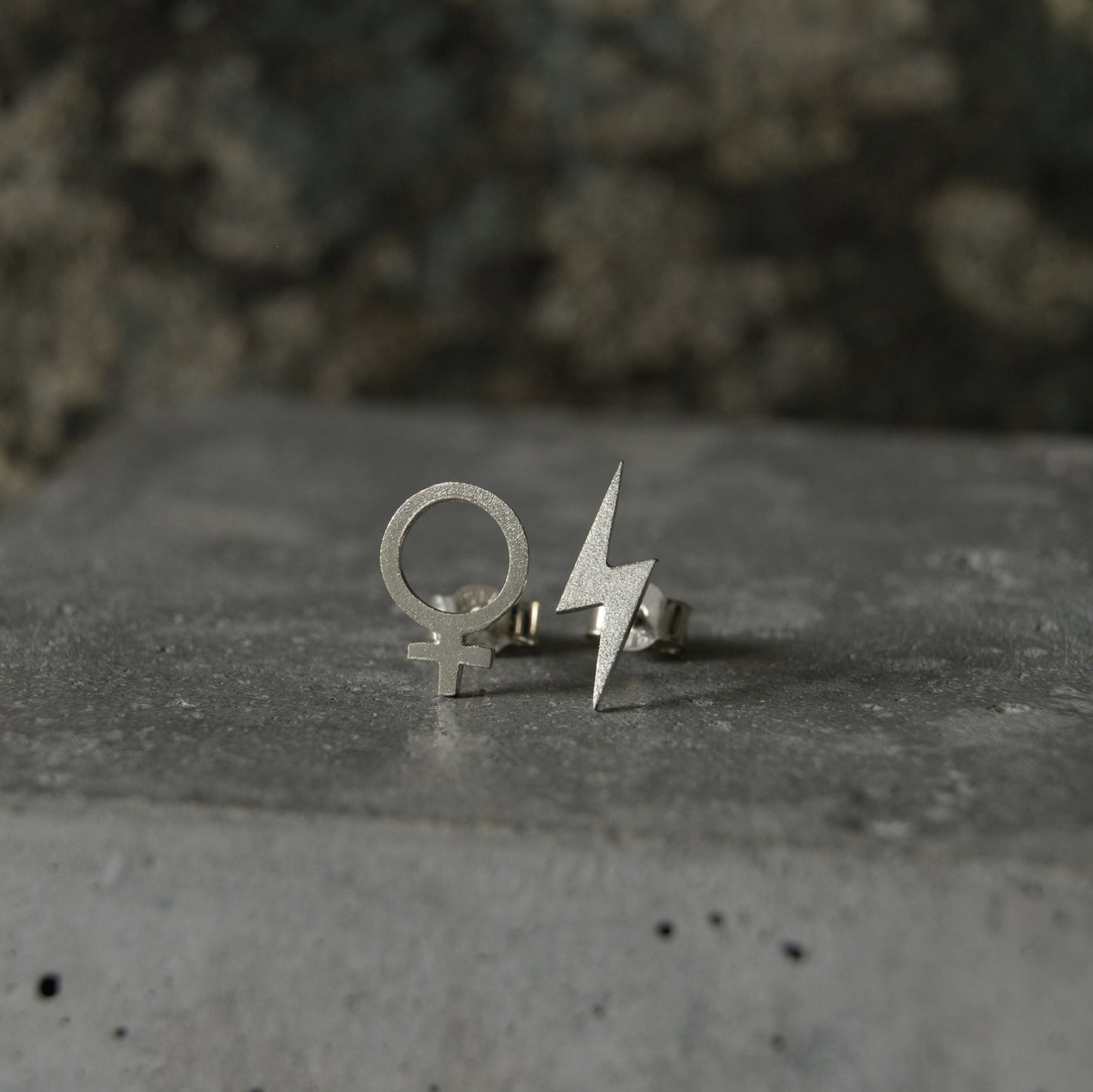 Silver Female Power Studs