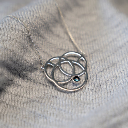 Revolve London Blue Topaz Necklace