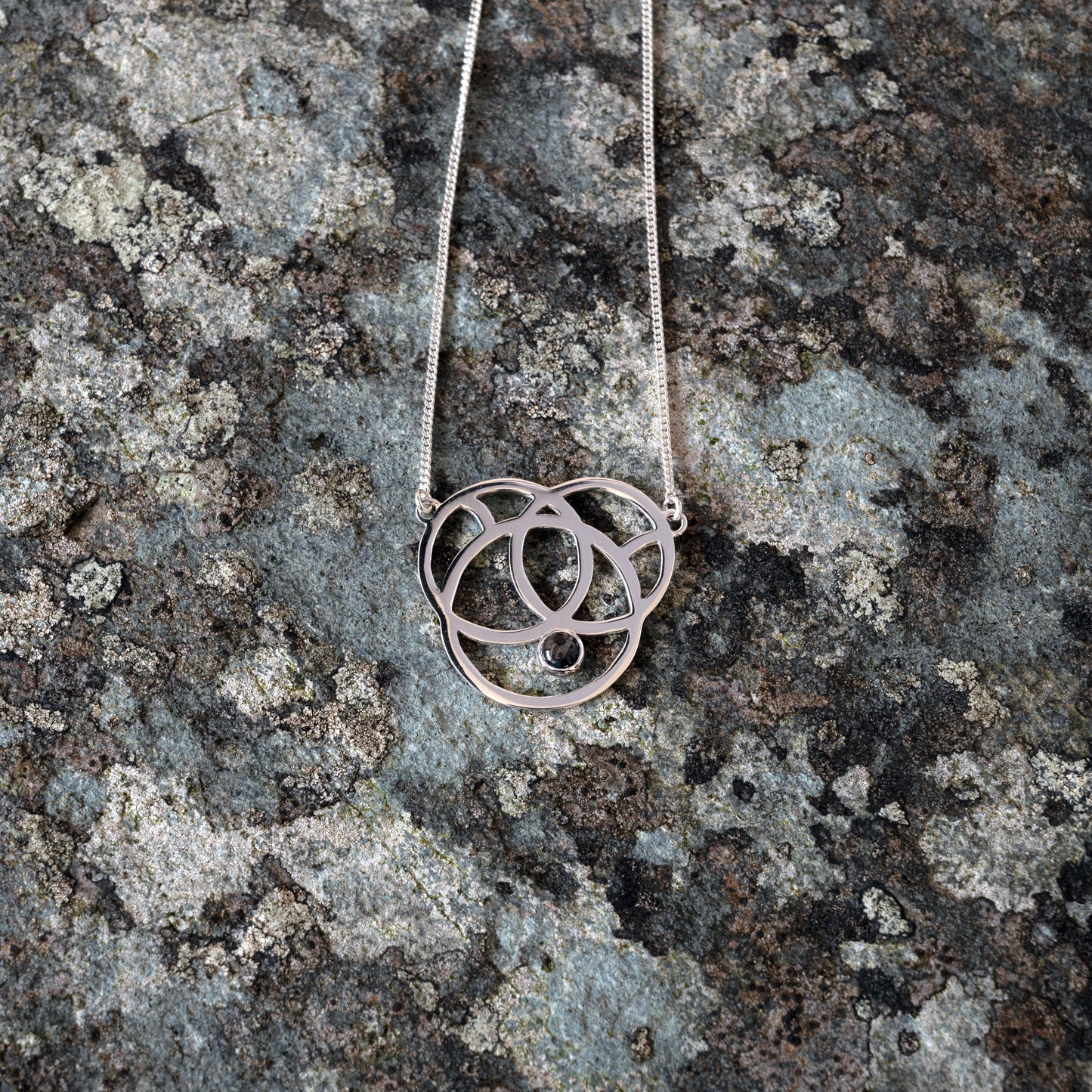 Revolve London Blue Topaz Necklace