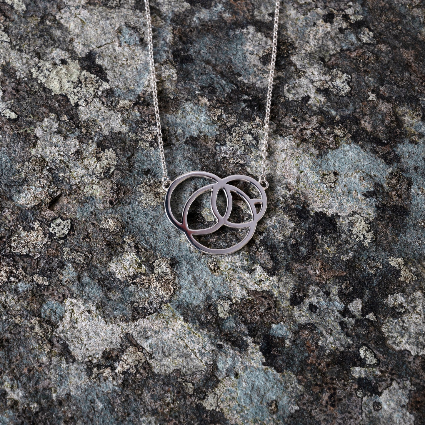 Revolve Silver Necklace