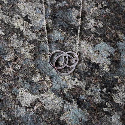 Revolve Silver Necklace