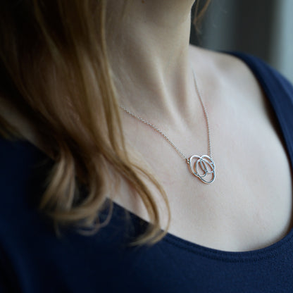 Revolve Silver Necklace
