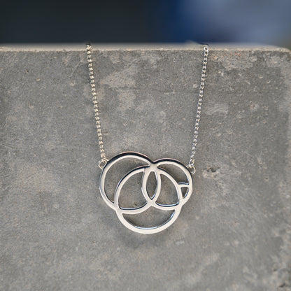 Revolve Silver Necklace