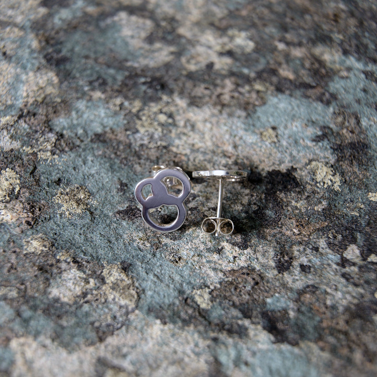 Revolution Silver Studs - closed design