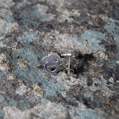 Revolution Silver Studs - closed design