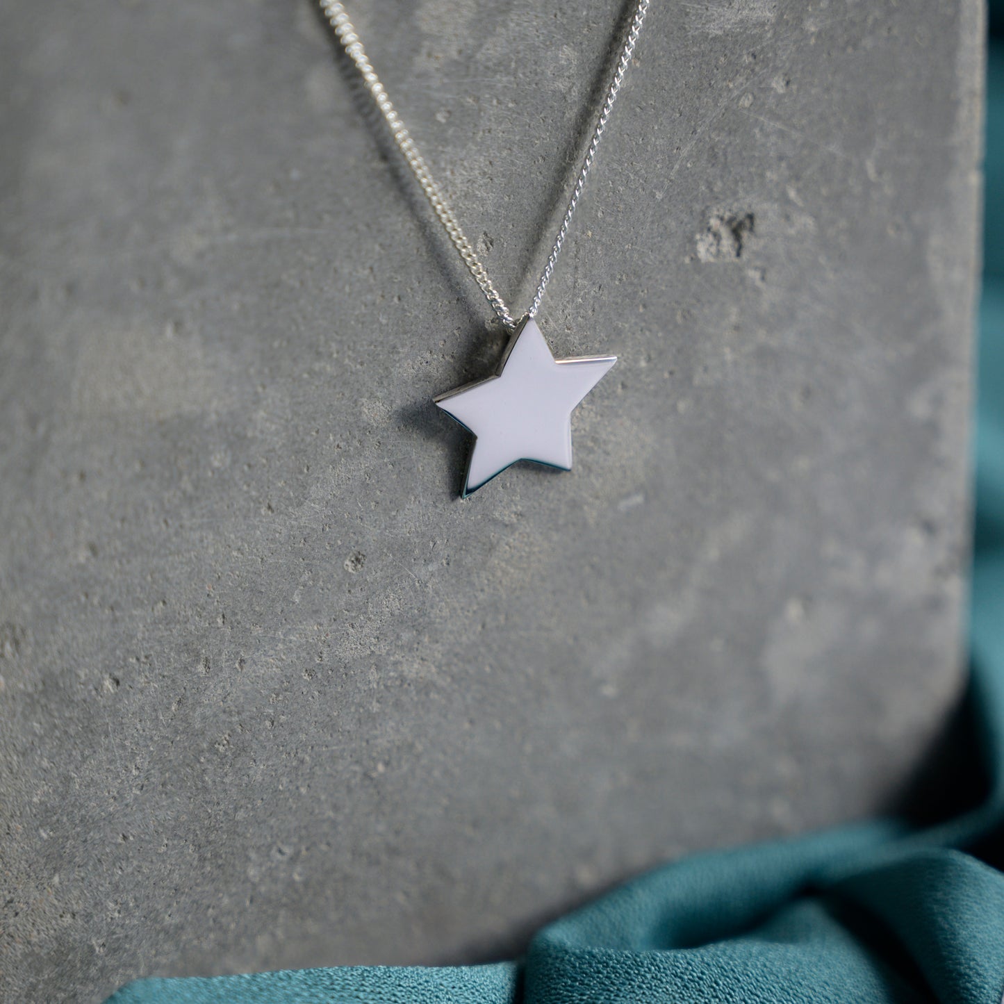 Large Silver Star Pendant