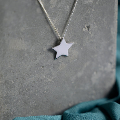 Large Silver Star Pendant