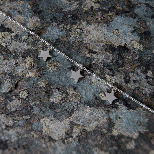 Silver Stars Bracelet