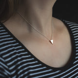 Metrica Tiny Triangle Necklace