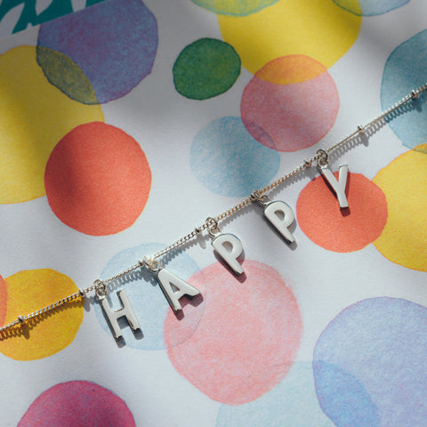 Happy necklace