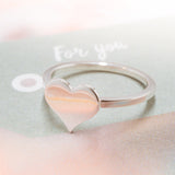 Silver Heart Ring