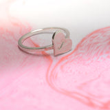 Silver Heart Ring