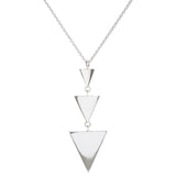 Metrica Three Triangle Necklace