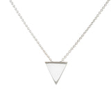 Metrica Tiny Triangle Necklace