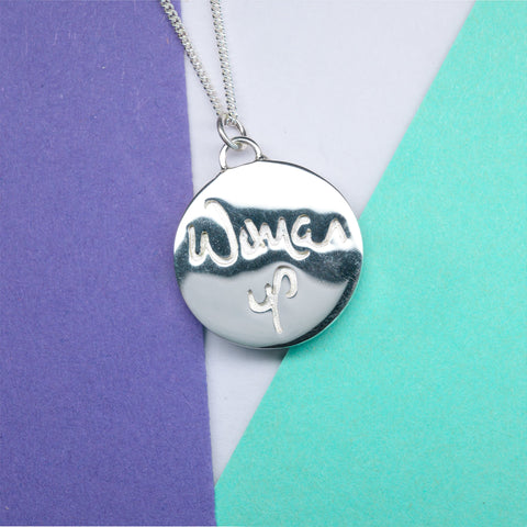 Woman Up Coin Necklace