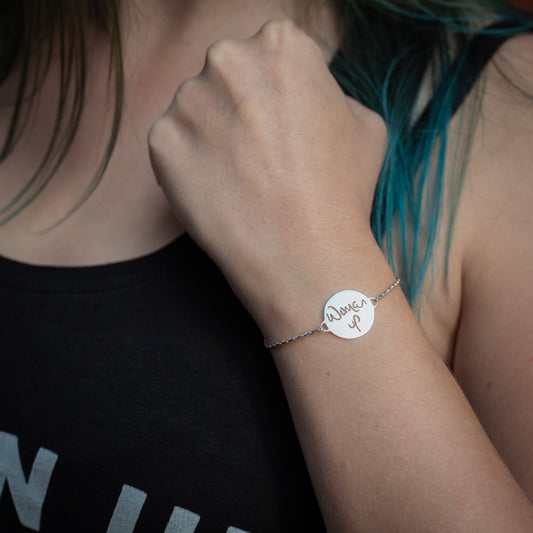 Woman Up Coin Bracelet